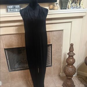 Bozzolo Black Velvet Halter Romper